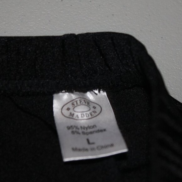Black Steve Madden Athletic  Pants Size Large - Picture 3 of 5
